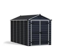 Canopia Skylight Casetta Da Giardino in Policarbonato 378X185X217 cm Grigio Scuro