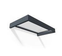 Palram Canopia by Sophia 1600 - Tettoia per porta di casa, 160 x 95 cm, colore: Grigio