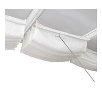 Canopia Tenda da Tetto Per la Pergola 3X8.6 m Bianco