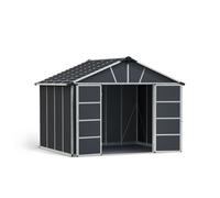 Canopia Yukon Casetta Da Giardino in Policarbonato 271X332X252 cm Grigio Pavimento Incluso