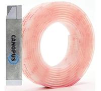 CANOPUS Dual Lock Extra Forte, SJ3560 (25,4mm x 1m), Nastro Autoadesivo, (5 volte piu forti di Hook & Loop), Nastro Biadesivo per Pedalini per Chitarra, per Telepass, Uso Esterno e Interno