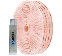 CANOPUS Dual Lock Extra Forte, SJ3560 (25mm x 1,8m), Nastro Autoadesivo, (5 volte piu forti di Hook & Loop), Nastro Biadesivo per Pedalini per Chitarra, Uso Esterno e Interno