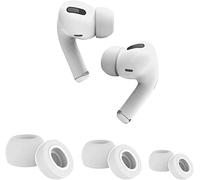 CANOPUS Gommini per AirPods Pro Gommini Auricolari Memory Foam 3 Paia (Piccolo, Media, Grande) Ricambio Gommini Auricolari, Cuscinetti Auricolari, Eccellente di Riduzione del Rumore, Bianco