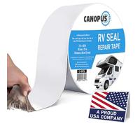 CANOPUS Nastro butilico, 5 cm x 15 m, bianco, per camper, caravan, campeggio, auto