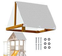 Canopy - Playground Shade Tarp, Shelter Solare Impermeabile | Shade Di Sostituzione Della Casa Di Gioco Robusto, Tetto Swing Backyard Swing, Impermeabile Canopy Sostituzione Swi