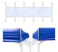 Canopy Rain Gutter - Detachable Transparent Guard Part | Canopy Tent Drainage Accessory | Roof Top Tent Rain Gutters | for Outdoor Backyard Patio Porch Camping Lawn Pool Poolside Beach