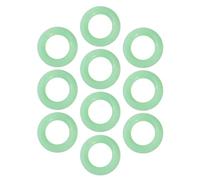 Canopy Ring Accessory - 10pcs Rubber, Shelter Peg Collar, Flexible Visibility Marker System | Nighttime Camp Finder Utility, for Expedition Climbing Touring Travel