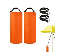 Canopy Sand Bags, Weight Stabilizer Set, 19.69x6.89 Inches Portable Leg Anchors with Strong Strap, Polyester Outdoor Support Tool, Sand Bags with Functional Design, Camping Accessory for Shelter Use