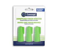 Canosept Spazzolini da Dito per l'Igiene Dentale dei Cani - 3 pz.