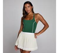Canotta a contrasto con spalline incrociate MP donna Tempo - Verde racing - XXL