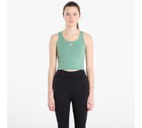 Canotta adidas 3 Stripes Studio All Me Light Support Tank Top Preloved Green XS