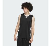 adidas Uomo Basketball Legends Tank, Black/White, XL