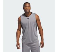 Canotta adidas Basketball Legends Grey Three / Black M Tall