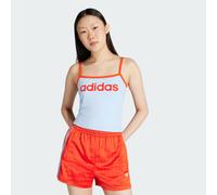 ADIDAS ORIGINALS Top blu chiaro / arancione / rosso arancione, Taglia XXXS-XXS