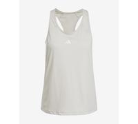 Canotta adidas Train Essentials Minimal Branding beige bianco donna - L