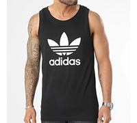 Canotta Adidas uomo T shirt NERA Originale S M L XL cotone basket canottiera