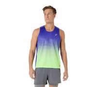 ASICS Road Fade Camicia da corsa Uomini - blu, verde