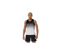 Canotta asics road fade nera bianca da uomo