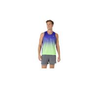 Canotta asics road fade viola verde da uomo
