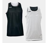 CANOTTA BASKET REVERSIBILE JOMA ARO Bianco/Nero