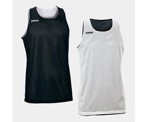 CANOTTA BASKET REVERSIBILE JOMA ARO Bianco/Nero