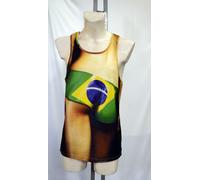 Canotta Beach Volley Fashion BRASIL Basket Unisex Sublimatica Brazilian Saudade
