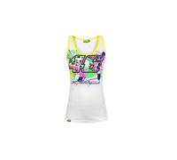 Canotta Bianco da Donna VR46 Valentino Rossi 46 Multicolor Ufficiale MotoGP L