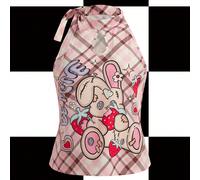 Canotta casual da donna con stampa di lettere e cartoni animati in stile Y2K SHEIN X Y2Kool SHEIN X potenzia la creatività fornendo a stilisti, artisti e marchi un accesso senza precedenti alla nostra