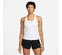 Canotta con bra imbottito a sostegno medio Nike Swoosh - Donna - Bianco XS (IT 36-38)