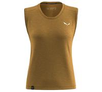 Salewa Eagle Minilogo Alpine Merino Sleeveless T-shirt Marrone M Donna