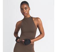 Canotta con taglio all'americana e collo a lupetto NikeSKIMS Matte - Donna - Marrone 4X