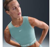 Canotta corta Dri-FIT Nike Pro - Donna - Verde L (IT 48-50)