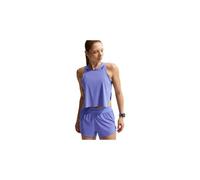 Canotta corta nike aeroswift blu da donna