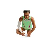Canotta corta nike aeroswift verde da donna