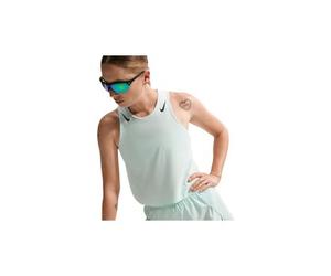 Canotta corta nike aeroswift verde da donna
