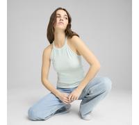 Canotta cropped PUMA CLASS da donna, Abbigliamento, Peaceful Blu, M M