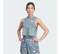 Canotta da allenamento Train Essentials Allover Print Silver Green XS