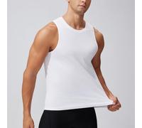 Canotta da corsa da uomo per palestra HIIT e allenamento cardio uomo | Tessuto liscio e leggero, morbido al tatto, consistenza traspirante, riduce l'aderenza della pelle, per un comfort estivo