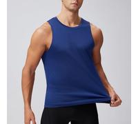 Canotta da corsa da uomo per palestra HIIT e allenamento cardio uomo | Tessuto liscio e leggero, morbido al tatto, consistenza traspirante, riduce l'aderenza della pelle, per un comfort estivo