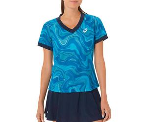 Canotta Da Donna Asics Match Graphic Ss 2042a251 M Blu