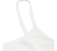 Canotta da donna con arricciatura in vita, spalline sottili, aderente e slim, può essere indossata come sottoveste o come capo esterno in stile Y2K 0XL,1XL,2XL,3XL,4XLColore unicoTessuto in maglia