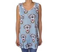 Canotta da Donna Gaëlle Paris Taglia M Colore Celeste chiaro