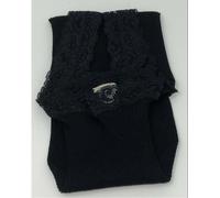 Canotta da donna intima elegante in LANA e SETA con pizzo spalla larga costine