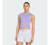 Canotta da running adi365 Iconic Crop Magic Lilac 2XL