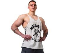 Canotta da uomo Nebbia NEBBIA x OLYMPIA Washed Muscle Back Stringer GOLDEN AGE 791 light grey L