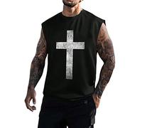 Canotta da Uomo Palestra Elastico Casual Canottiera Sportiva con Stampa Intimo Maglia Running Elegante Spalla Larga Maglietta Slim Fit Taglie Forti Canotte Estivo Bodybuilding Muscolare Gym Smanicato