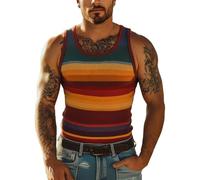 Canotta da uomo sportiva senza maniche ad asciugatura rapida traspirante Marcel uomo muscolo palestra gilet in cotone jersey uomo uomo gilet da ginnastica casual fitness canotta sportiva, Rosa, 3XL