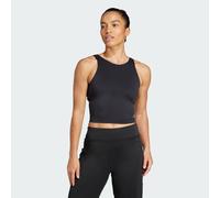 Adidas Yoga Crop Inner Shelf Bra Sports Top Nero S Donna