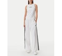 Canotta donna cotone Adidas Essentials Linear JC5799 bianco-nero