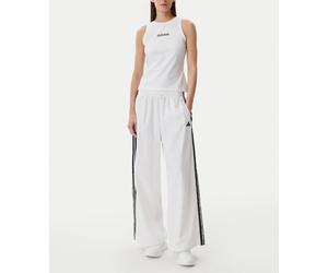 Canotta donna cotone Adidas Essentials Linear JC5799 bianco-nero